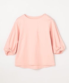 ANY L 【WEB限定】シルケットスムースツイストスリーブカットソー