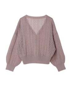 earth music&ecology キラキラボタンハートカーディガン