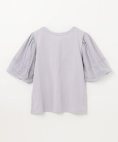 ANY チュールコンビパフスリーブプルオーバー