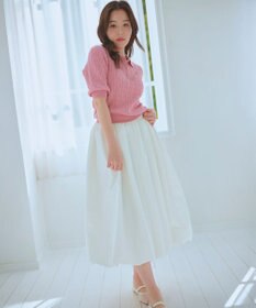 Feroux チュールレイヤード バルーンスカート