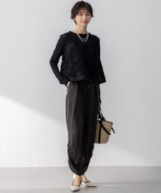 23区 【接触冷感/洗える】フィブリルツイル シャーリング パンツ