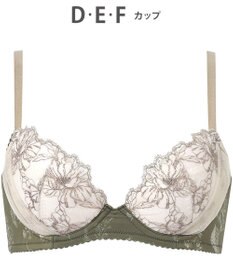 WACOAL ブラジャー 着やせシルエット 脇から背中のラインすっきり Gカップまで対応 大きいサイズ レディース BXC405 /ワコール