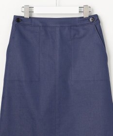 J.PRESS LADIES L 【WEB限定カラーあり】TCシャンブレーサテンST ナロー スカート