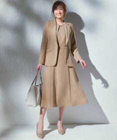 ANY SIS 【WEB・一部店舗限定】リネンライクポリエステル ワンピース