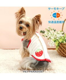 PET PARADISE ペットパラダイス サーモキープ タンクトップ  苺柄 【小型犬】