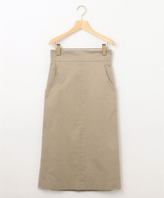 組曲 【WEB限定】サテンストレッチ Iラインスカート