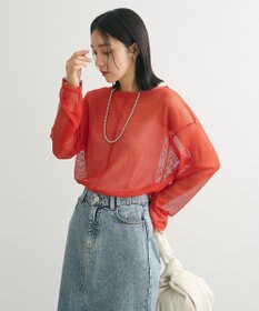 Green Parks メッシュカットプルオーバー