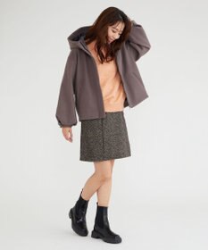 Feroux 【古畑星夏さん着用】パフスリーブフード アウター