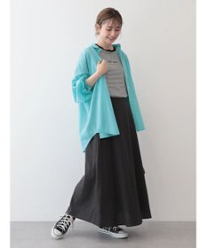 AMERICAN HOLIC 接触冷感＋速乾　強撚シアーボイルＢＩＧシャツ