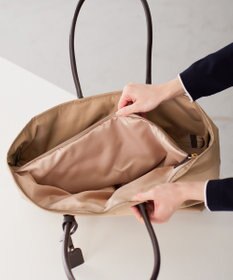 J.PRESS LADIES 【WEB限定・A4サイズ収納可】 ナイロントラベル トート バッグ