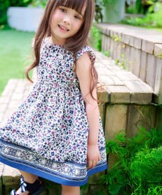 ANY KIDS 総柄 サマーワンピース