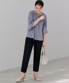 ANY SIS 【接触冷感・UVカット・撥水】クールタッチテーパード パンツ