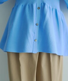 YECCA VECCA ペプラムカーディガン