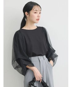 earth music&ecology キラキラストーンプルオーバー