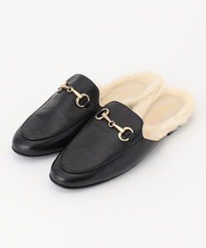 自由区 【CORSO ROMA】ファーローファー ミュール