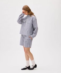 LENO LONDON STRIPE EASY SHORTS / ロンドンストライプイージーショートパンツ