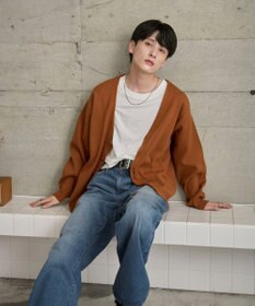 WEGO 【ユニセックス着用ITEM】ミラノリブカーディガン