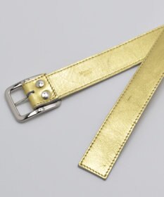 blancle メタリックレザー 幅3cm 長さ110cm ベルト