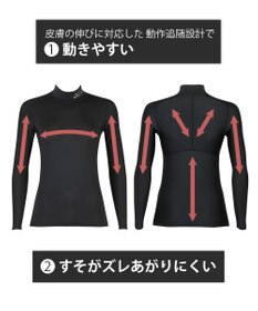 CW-X 【WOMEN】　機能性トップス　SECOND　BODY　2.0　吸汗速乾　UVカット率90%以上　抗菌防臭　ハイネック・長袖　/ワコール　CHY039