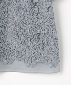 J.PRESS LADIES レースコンビジャージー カットソー