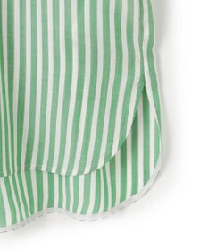 ICB 【洗える】キュプラローンストライプ シャツ