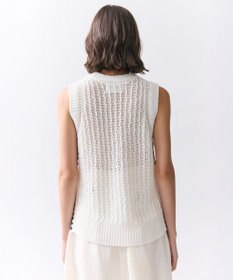 BEIGE， ATACAM / テープヤーン ノースリーブニット