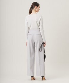 ICB 【洗える】 シンセティックフルニードル ニットプルオーバー