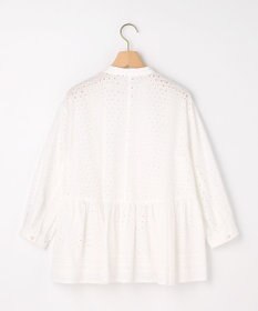 組曲 【先行予約】エンブロイダリーレーススタンドネック ブラウス