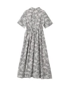 YECCA VECCA サファリ柄フレアシャツワンピース