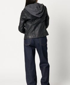 woadblue ＜DOMA＞HOODIE JACKET BLACK