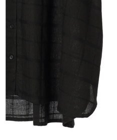 Green Parks インド綿 チェックドビーブラウス