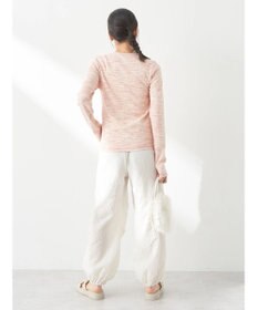 earth music&ecology メランジリブカーディガン