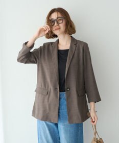 YECCA VECCA リネンライクジャケット