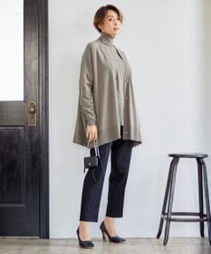 ICB 【洗える】 ヴィスコースワイド タートルネックプルオーバー