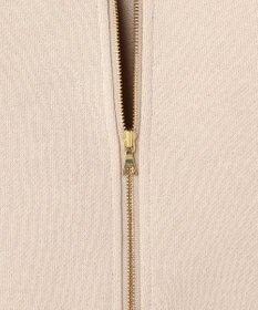 J.PRESS LADIES L 裏毛 ハーフジップ プルオーバー