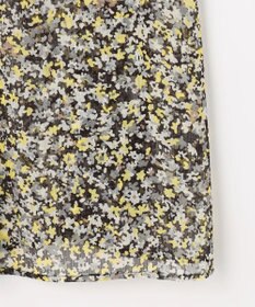 組曲 【先行予約】インプレッションフラワープリント フリルブラウス