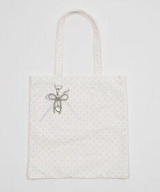 WEGO チャーム付きA4トートバッグ