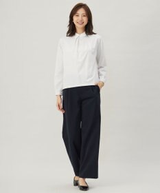 J.PRESS LADIES 【洗える】ノルディスバックスキン ワイド パンツ