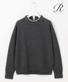 23区 【R(アール)】マイクロンメリノウール パールトリム ニット
