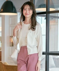 ANY SIS 【美人百花6月号掲載】2SET シアーカーディガン アンサンブル