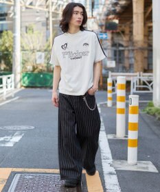 WEGO 【ユニセックス着用ITEM】スリーブラインロゴBIG　T（SS）