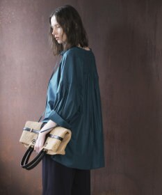 YECCA VECCA 【ORGABITS】5分袖スキッパーシャツ