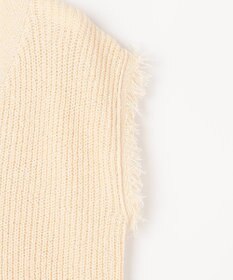 Feroux 【洗える】ツイードライクニット ベスト