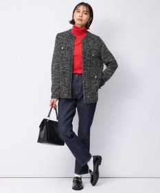 23区 L 【洗える】スムージーコットン シアー ニット