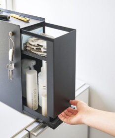 tower 隠せる引き出し収納 タワー ブラック