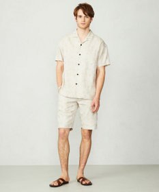 JOSEPH ABBOUD MOUNTAIN 【SPACE／UNISEX】ソアロンリネンジャガード ハーフパンツ