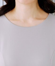 Tiaclasse 【UVカット・吸水速乾】 “きれい見え” カットソータックフレアワンピース