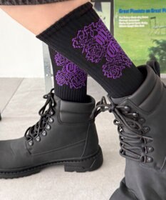 WEGO ロゴデザインソックス（R）