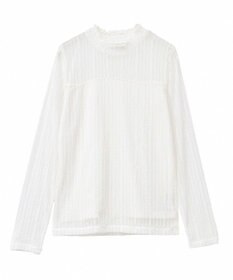 earth music&ecology レースドッキングプルオーバー