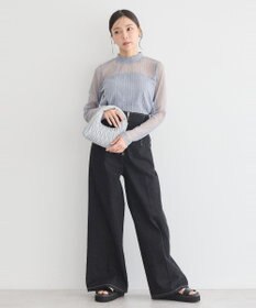 earth music&ecology レースドッキングプルオーバー